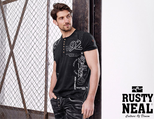 RUSTY NEAL - Culture of denim | Angebot: Herrenbekleidung, Herren Accessoires, Young Fashion, Sofortprogramme, Orderware | Adresse: Rocas GmbH, Weselerstr. 115, 47608 Geldern